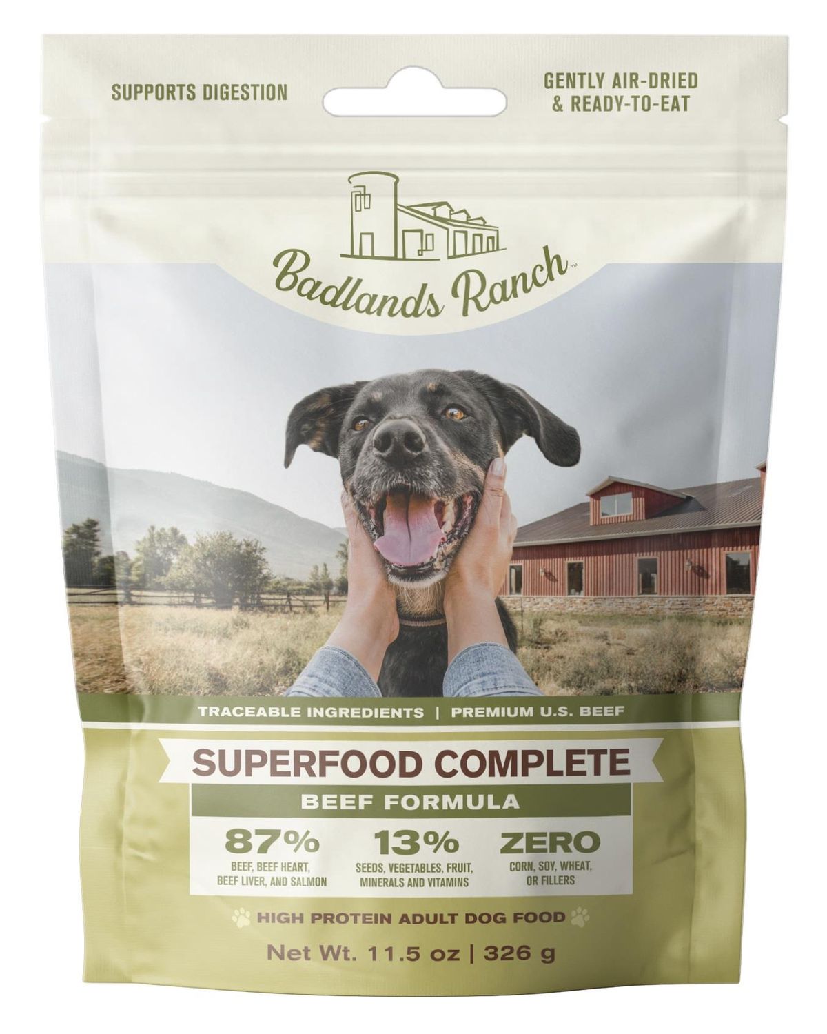 Badlands Ranch Air-Dried Superfood Complete Beef, Size: 11.5oz