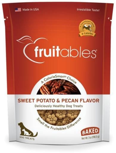 Fruitables Dog  Baked Treats Sweet Potato &amp; Pecan 7oz