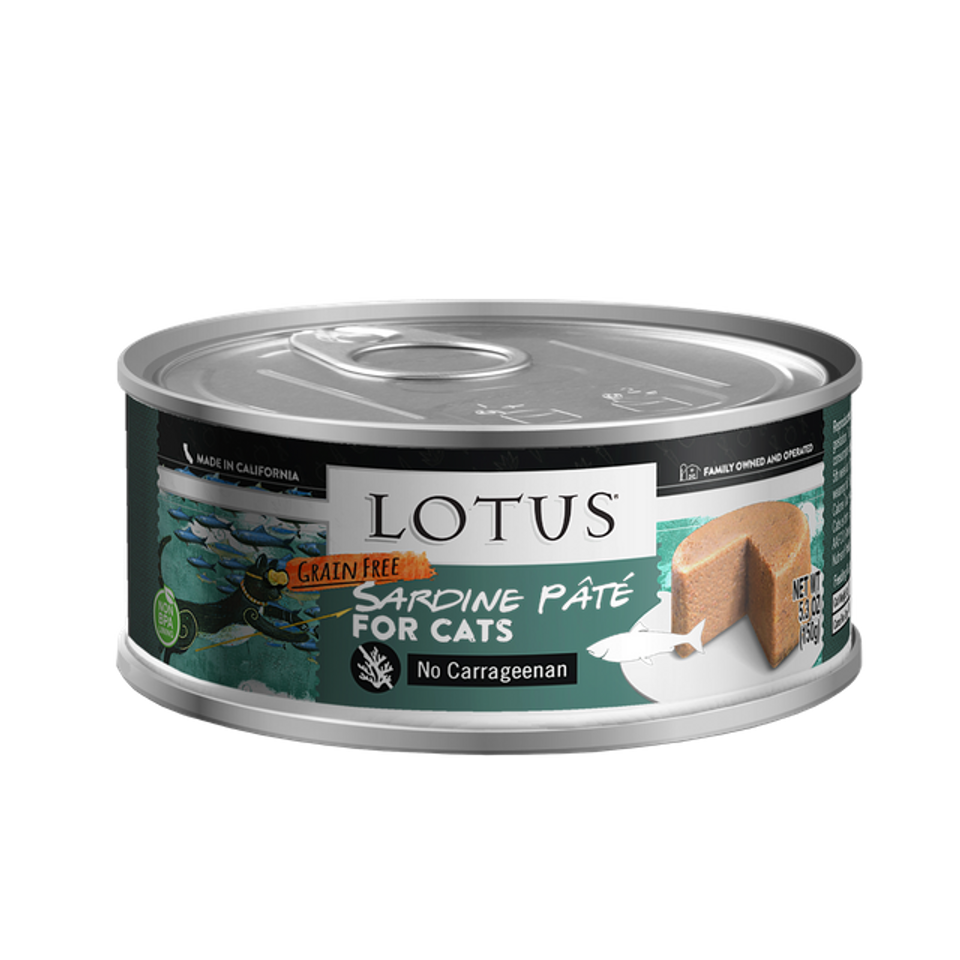 Lotus Cat Grain Free Sardine Pate Can 2.75oz