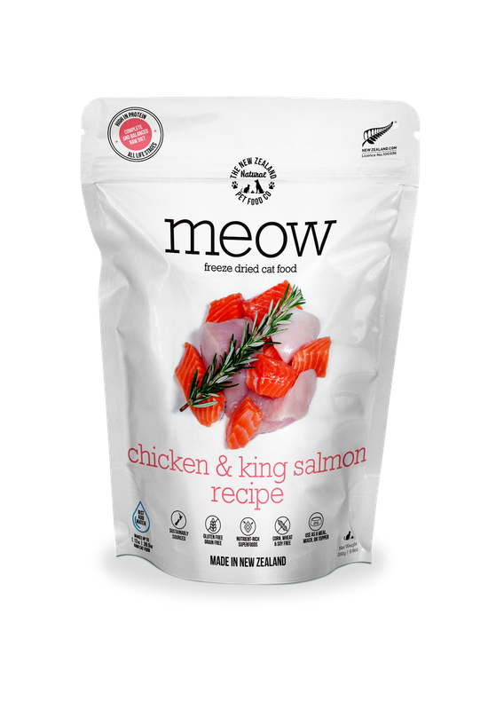 New Zealand Pet Cat Freeze Dried Chicken &amp; King Salmon