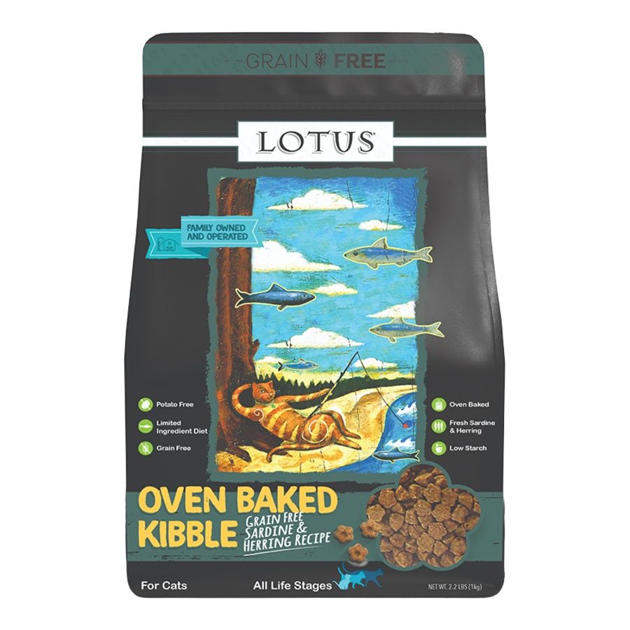Lotus Cat Grain Free All Life Stages Sardine &amp; Herring 2.2Lb