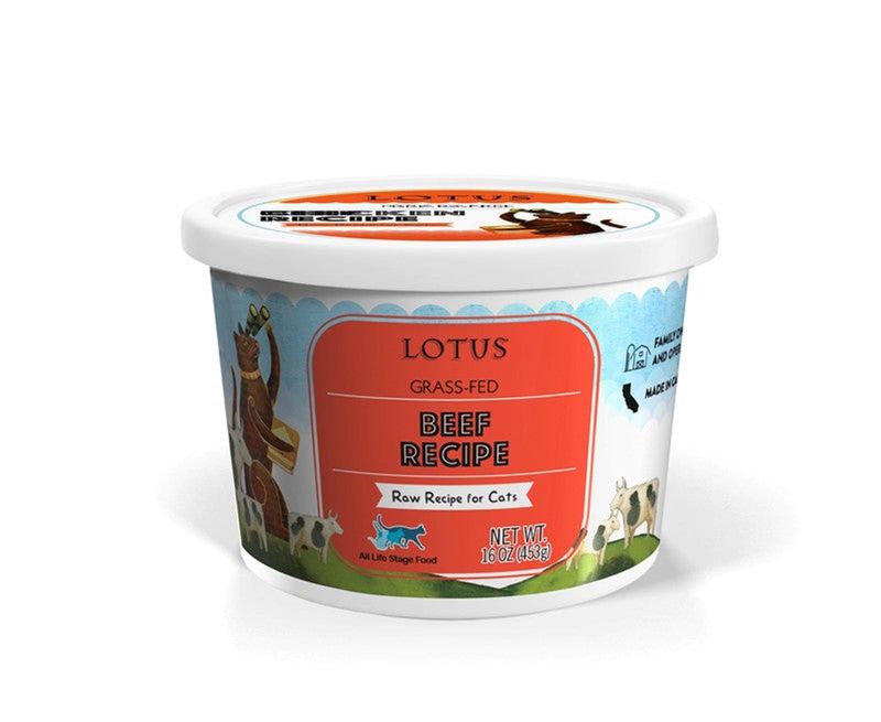 Lotus Cat Frozen Raw Beef