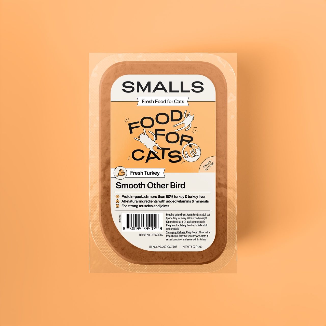 Smalls Cat Frozen Smooth Turkey 5oz