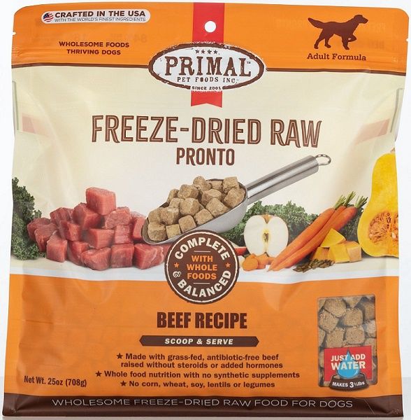Primal Dog Freeze-Dried Pronto Beef 25oz