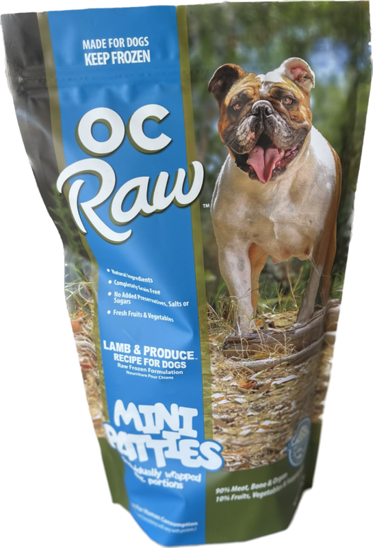 OC Raw Dog Frozen Lamb