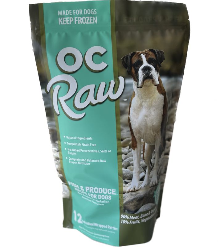 OC Raw Dog Frozen Fish