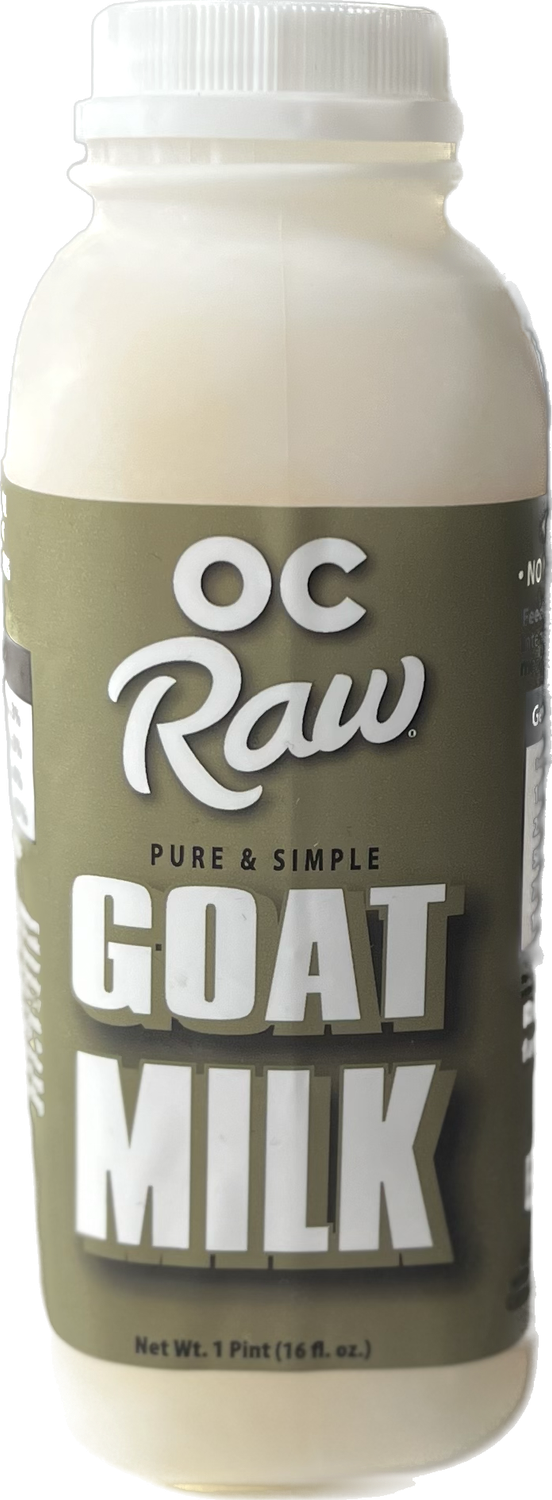 OC Raw Frozen Goat Milk, Size: 32oz