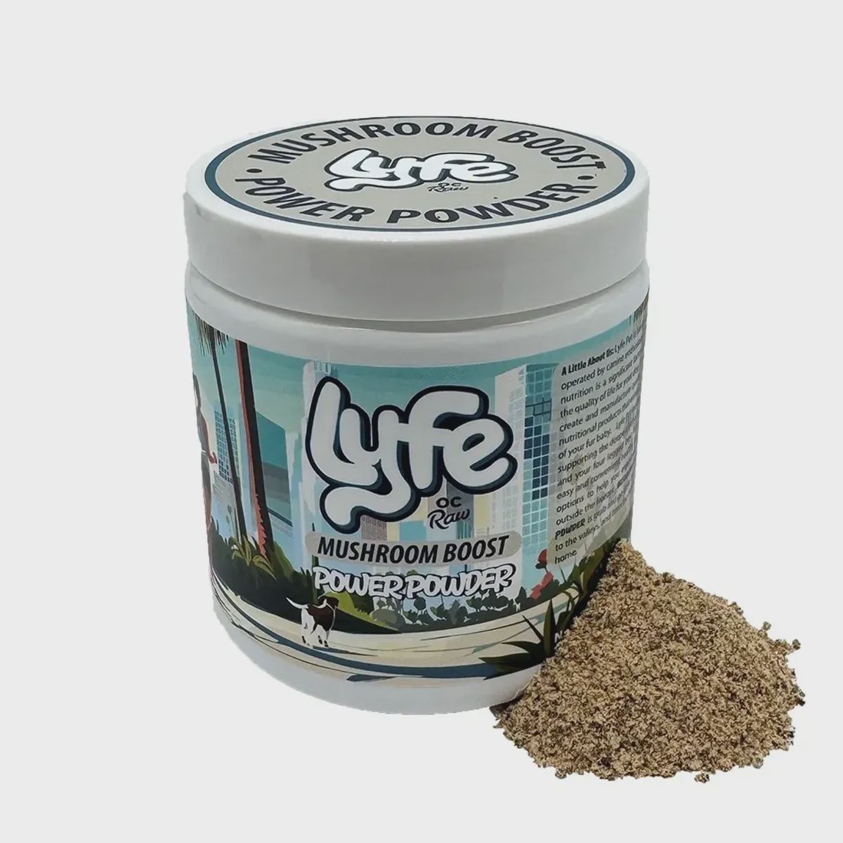 OC Raw Lyfe Boost Power Mushroom Powder 4.2oz