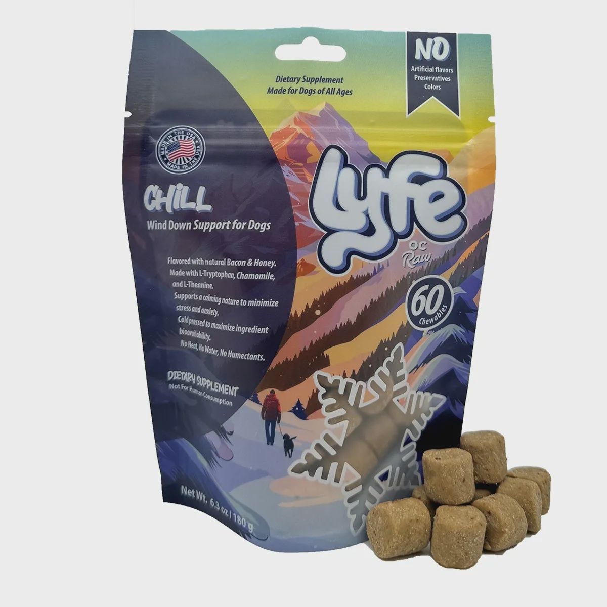 OC Raw Lyfe Chill Wind Down Support 6.3oz