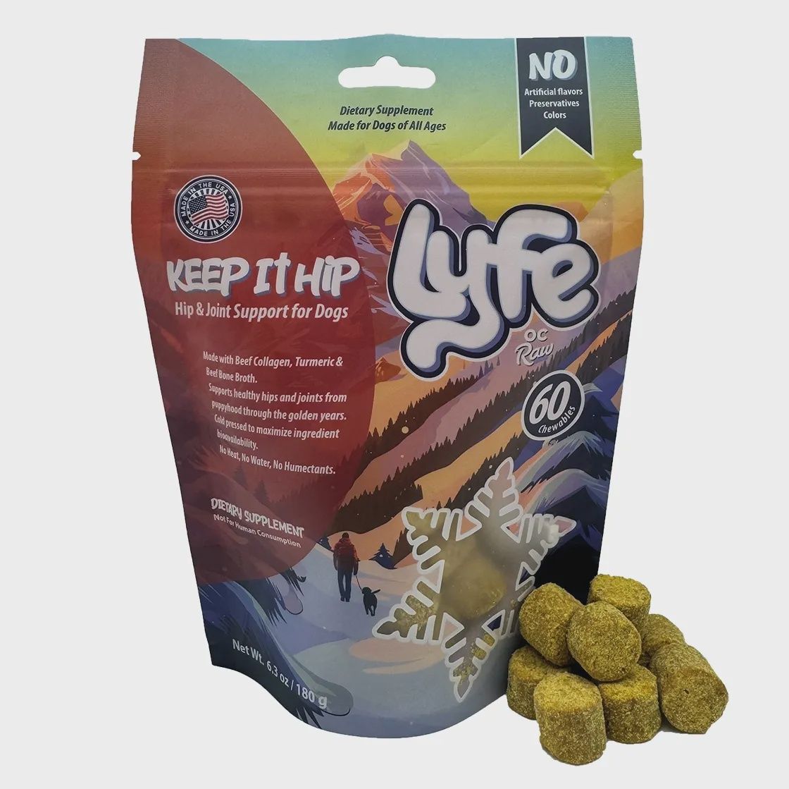 OC Raw Lyfe Keep it Hip Hip &amp; Joint Support 6.3oz