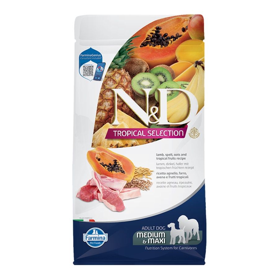 Farmina Dog Tropical Lamb Medium &amp; Maxi 4.4lb