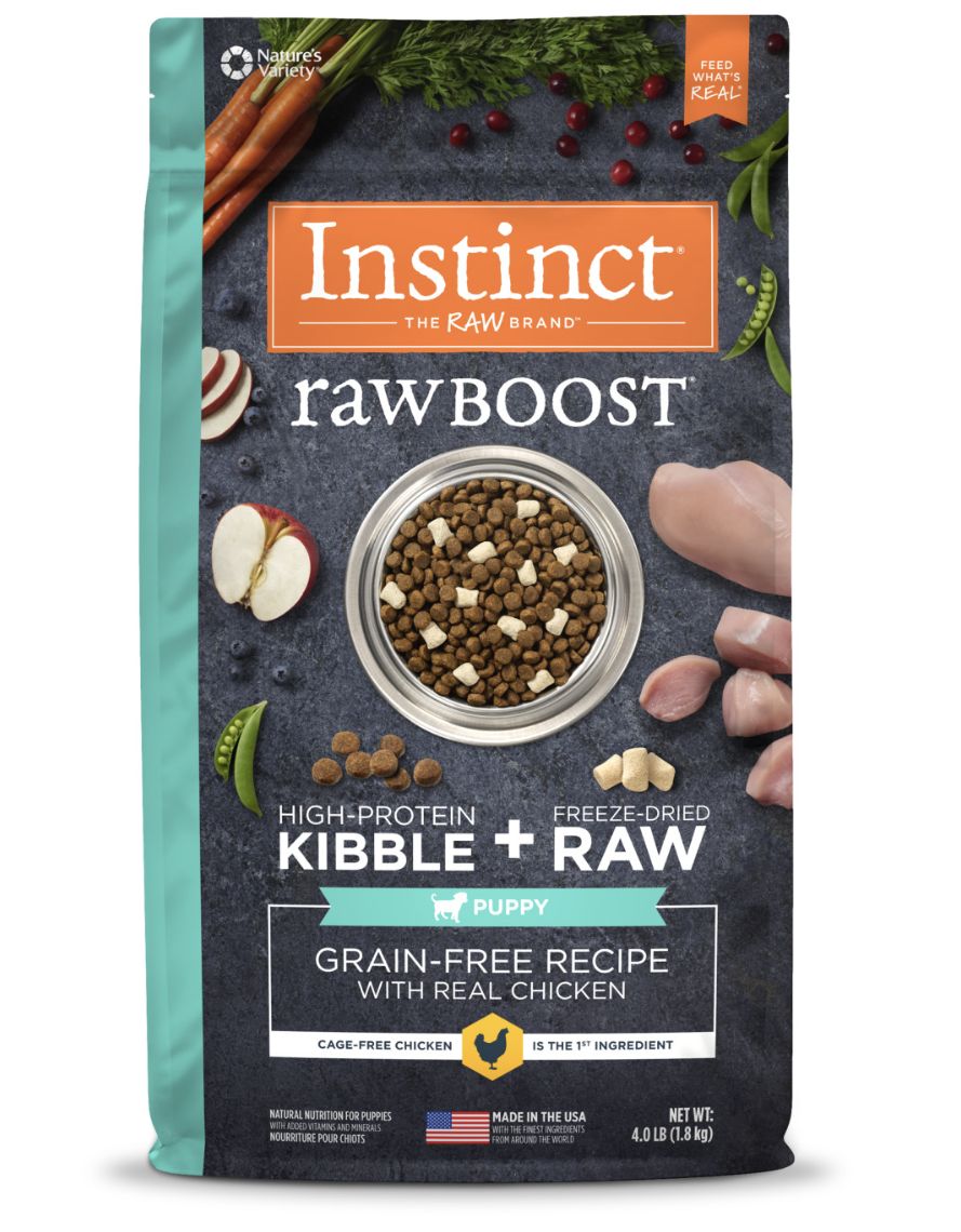 Instinct Dog Raw Boost Grain Free Chicken Puppy 4lb