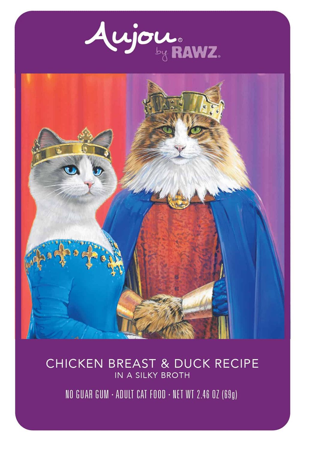 Rawz Cat Aujou Chicken Breast &amp; Duck 2.46oz