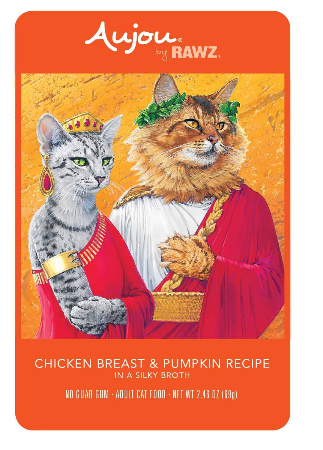 Rawz Cat Aujou Chicken Breast &amp; Pumpkin 2.46oz