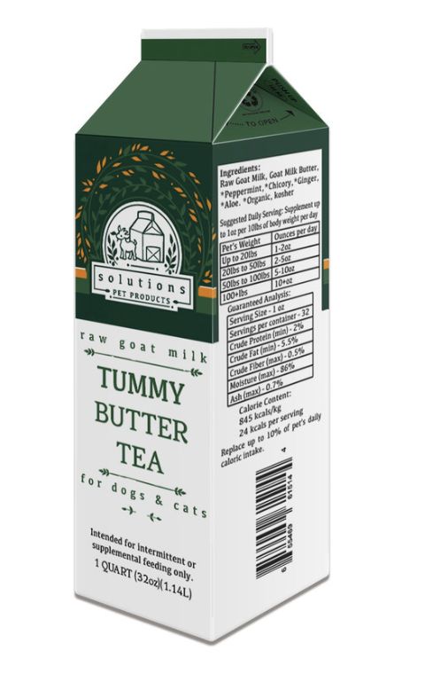 Solutions Frozen Raw Tummy Butter Milk Kefir Tea