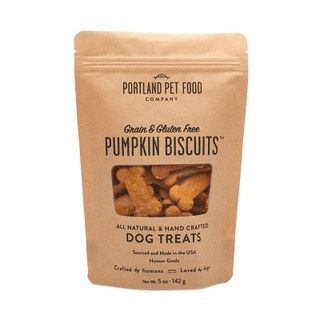 Portland Pet Food Dog Grain Free Biscuits Pumpkin 5oz