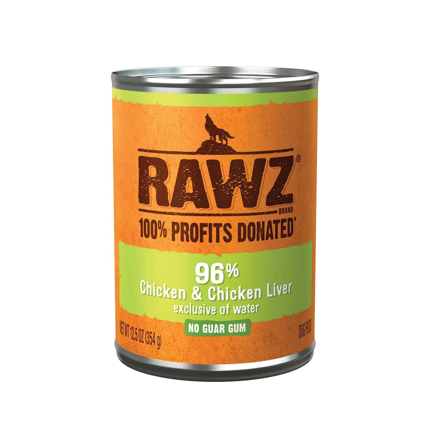 Rawz Dog Can Chicken &amp; Chicken Liver 12.5oz