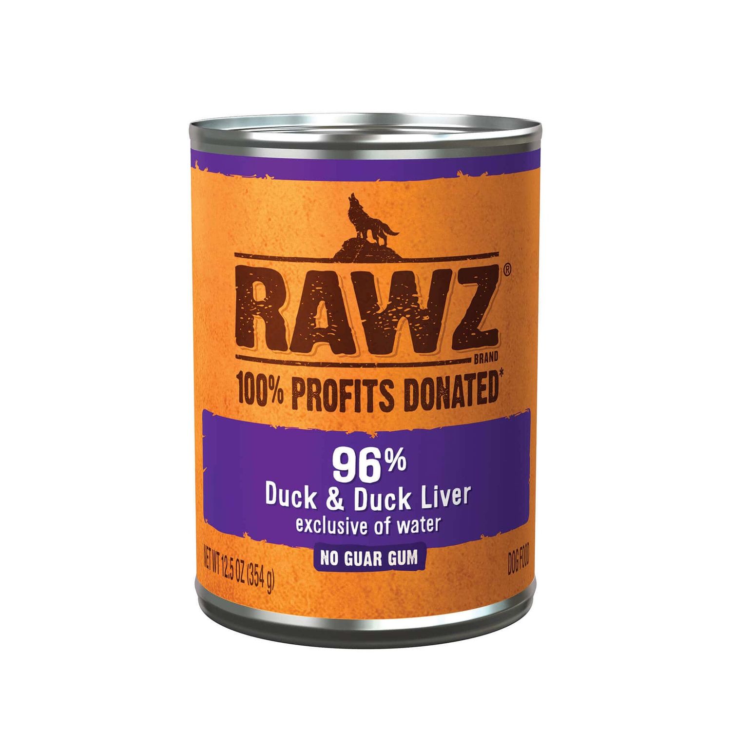 Rawz Dog Can Duck &amp; Duck Liver 12.5oz