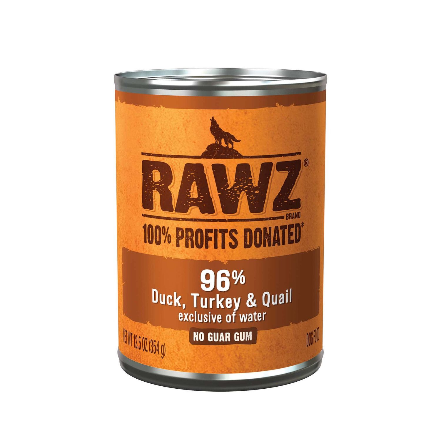 Rawz Dog Can Duck, Turkey &amp; Quail 12.5oz