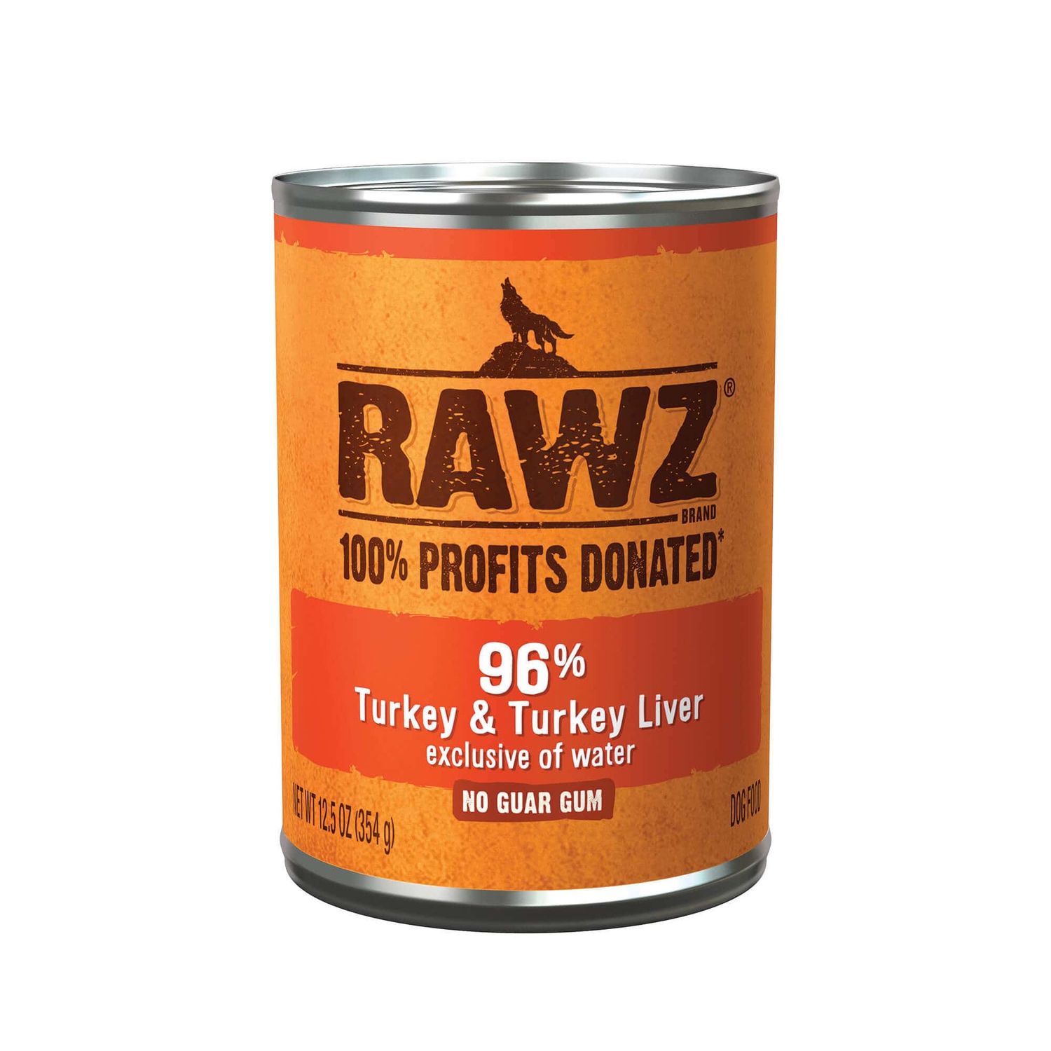 Rawz Dog Can Turkey &amp; Turkey Liver 12.5oz