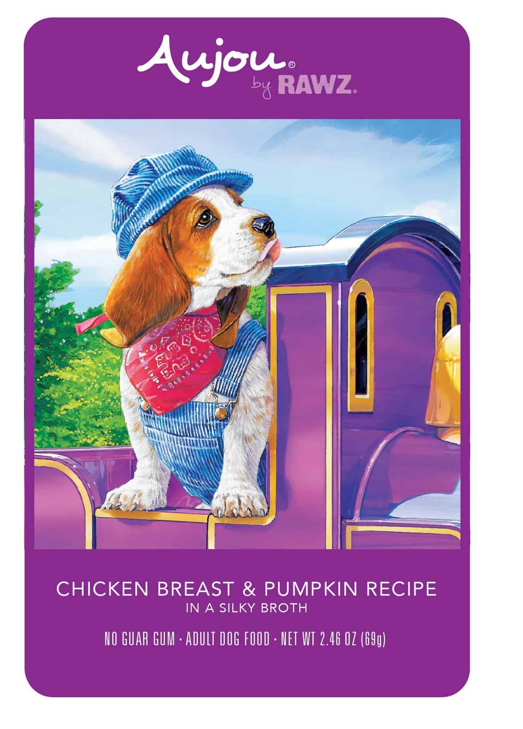 Rawz Dog Aujou Chicken Breast &amp; Pumpkin 2.46oz