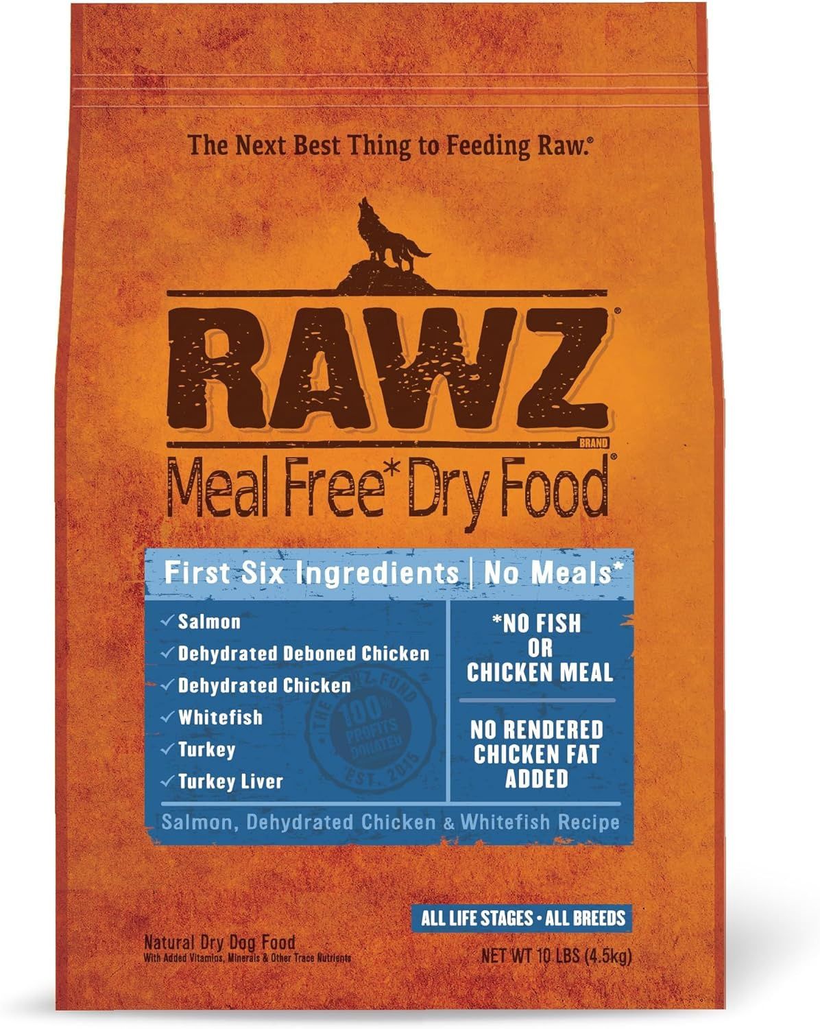 Rawz Dog Salmon, Dehydrated Chicken &amp; Whitefish 3.5lb