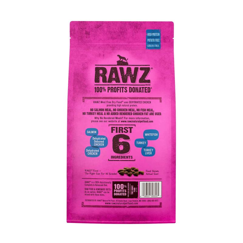 Rawz Cat Salmon, Dehydrated Chicken &amp; Whitefish