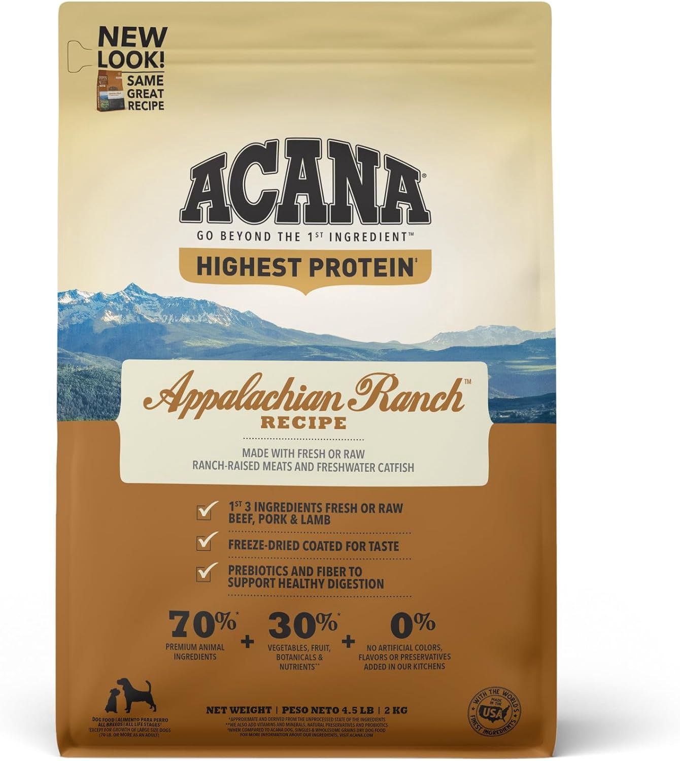 Acana Dog Appalachian Ranch Beef 4.5lb