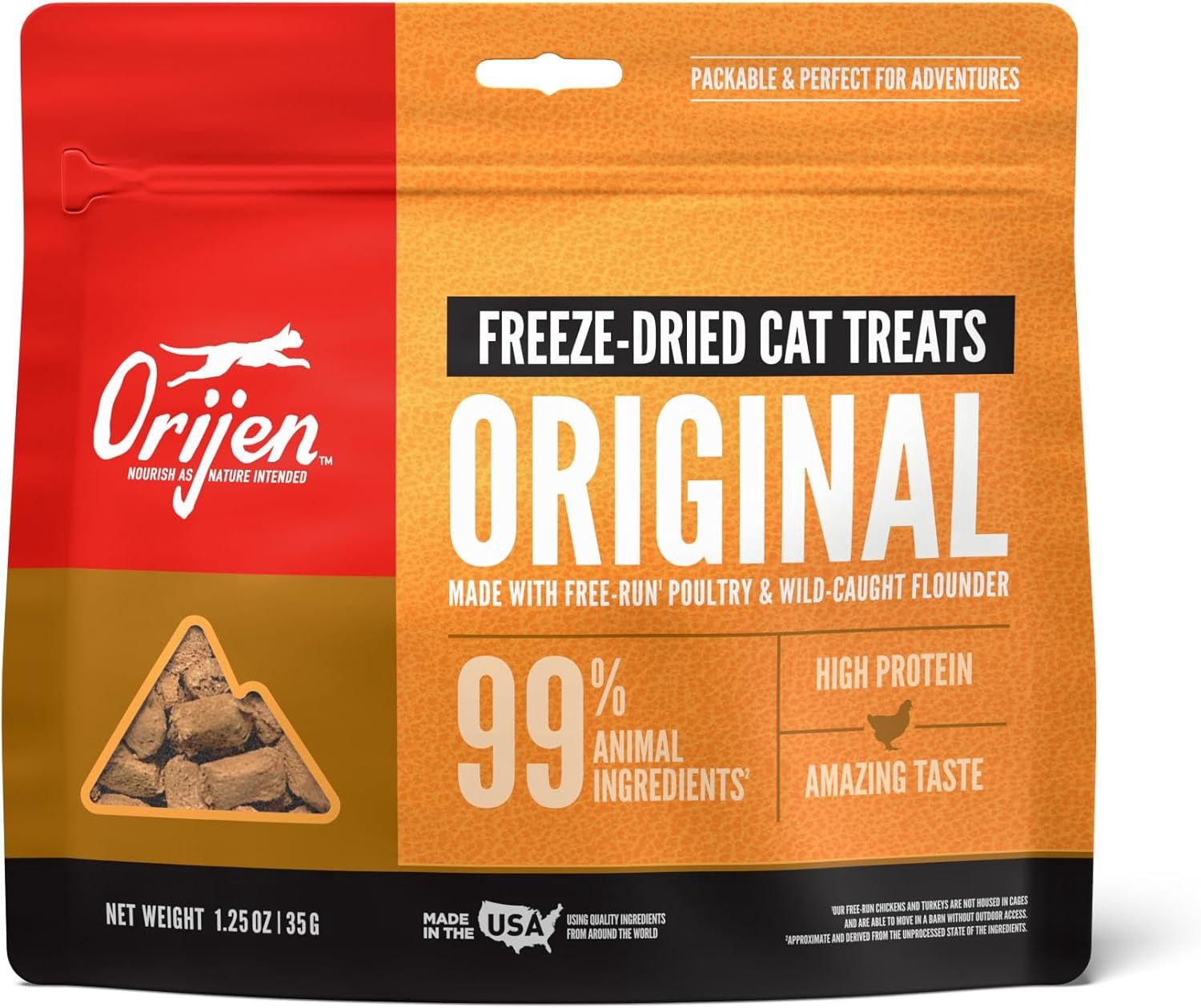 Orijen Cat Freeze Dried Treats Original 1.25oz