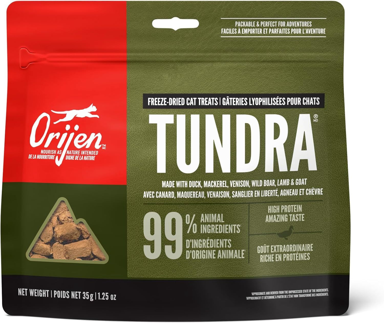 Orijen Cat Freeze Dried Treats Tundra 1.25oz