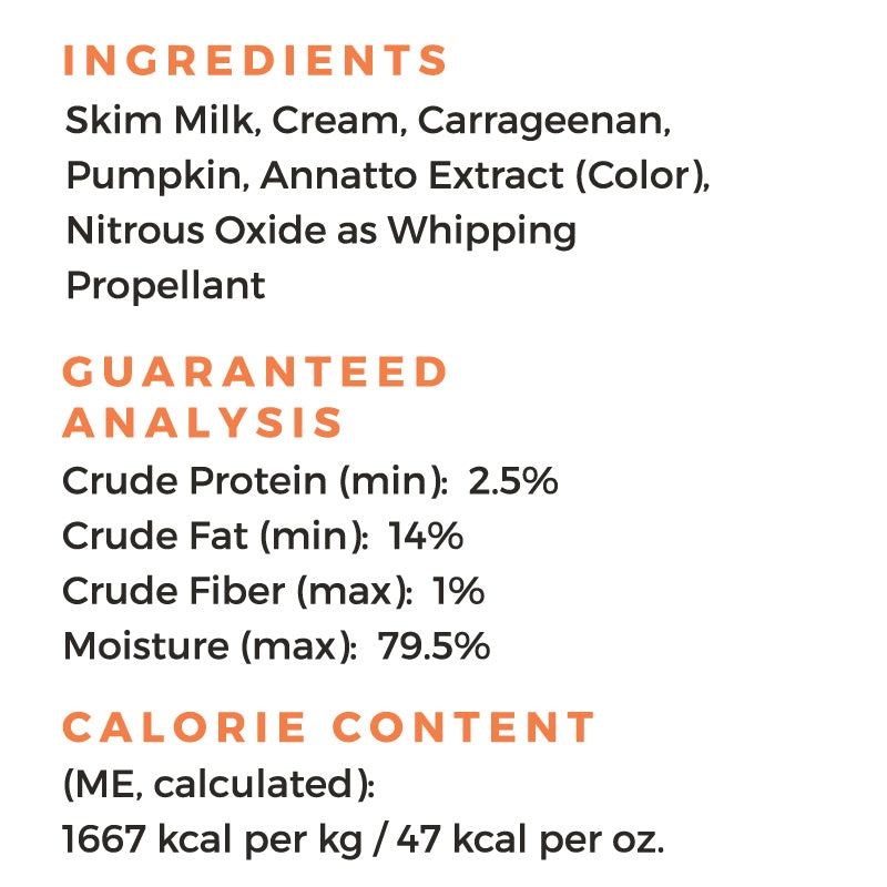 PupCup! Dog Frozen Whipped Cream Pumpkin 13oz