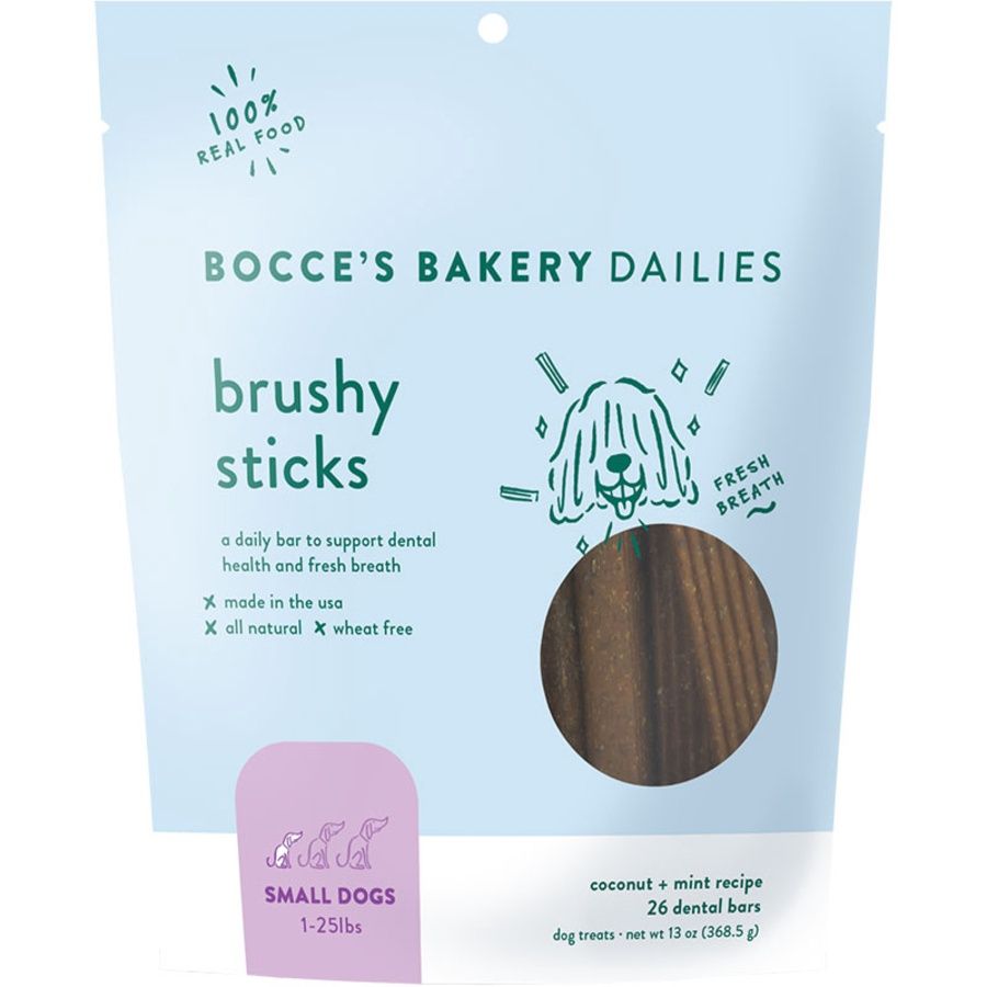 Bocce&#39;s Dog Brushy Sticks, Size: Small Dogs (5-25lb)