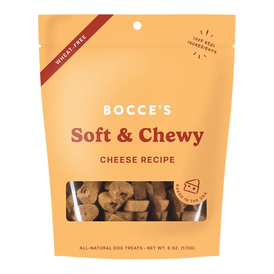 Bocce&#39;s Dog Soft &amp; Chewy Cheese 6oz