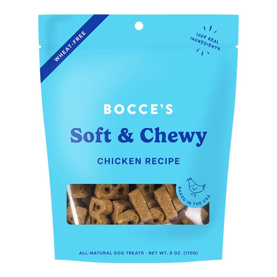 Bocce&#39;s Dog Soft &amp; Chewy Chicken 6oz