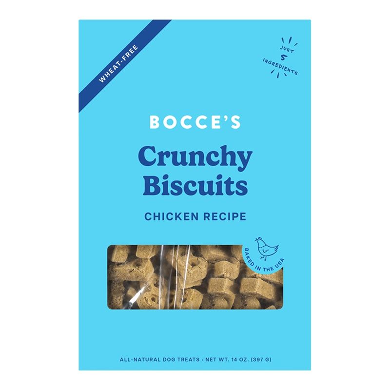 Bocce's Dog Crunchy Biscuits Chicken 14oz