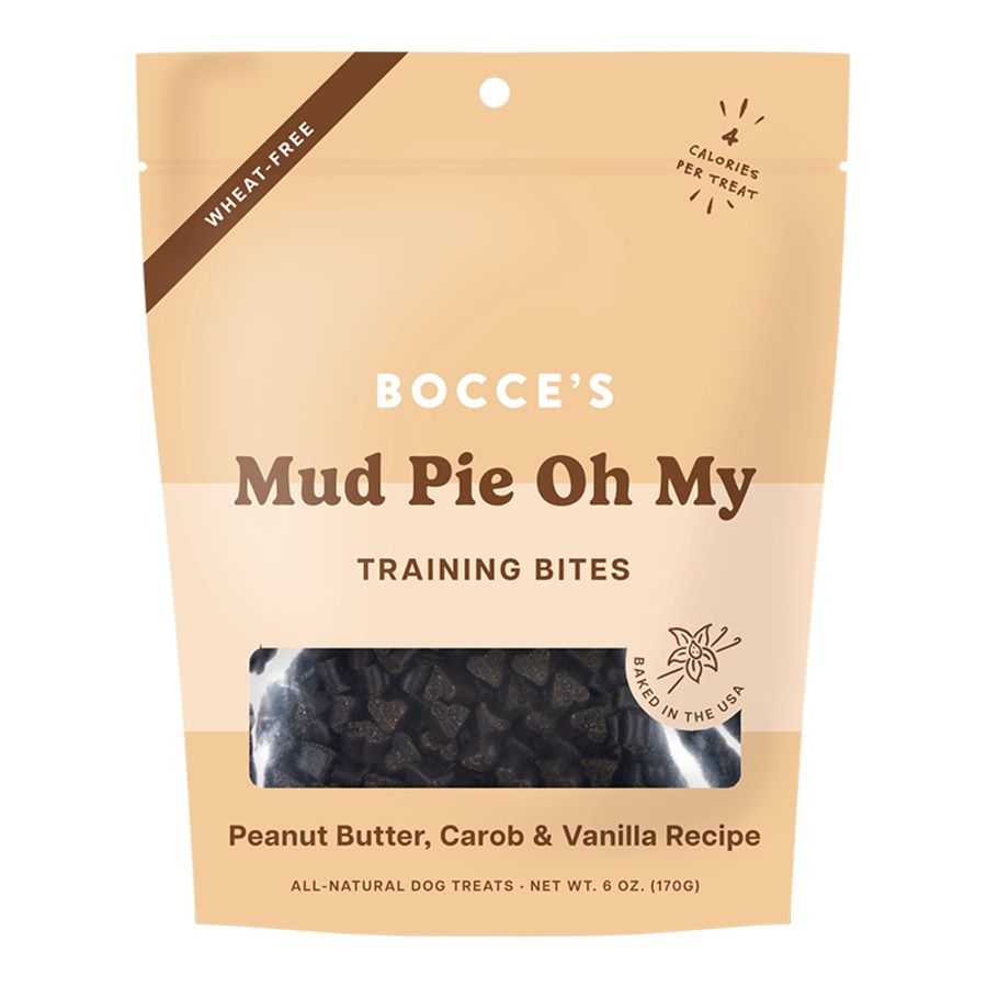 Bocce&#39;s Dog Training Bites Mud Pie 6oz