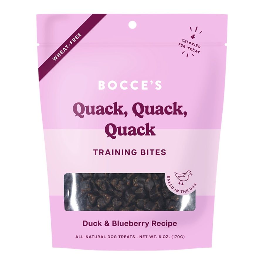 Bocce&#39;s Dog Training Bites Quack Quack 6oz