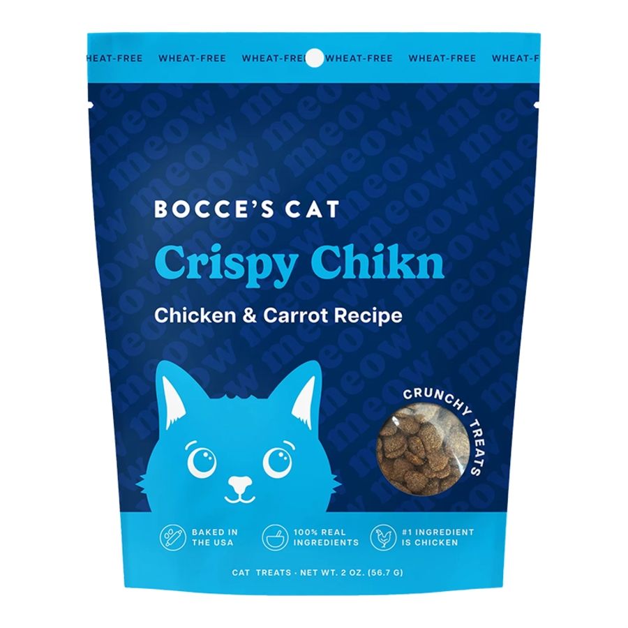 Bocce&#39;s Cat Crunchy Treats Crispy Chikn 2oz