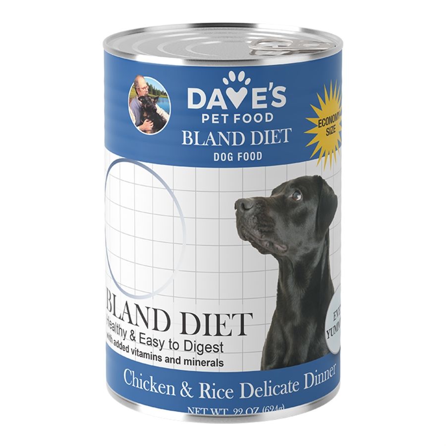 Dave&#39;s Dog Restricted Bland Diet Chicken &amp; Rice 22oz