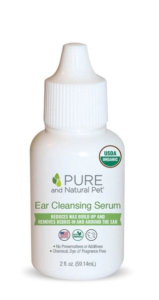 Pure and Natural Pet Ear Care Cleansing Serum 2oz