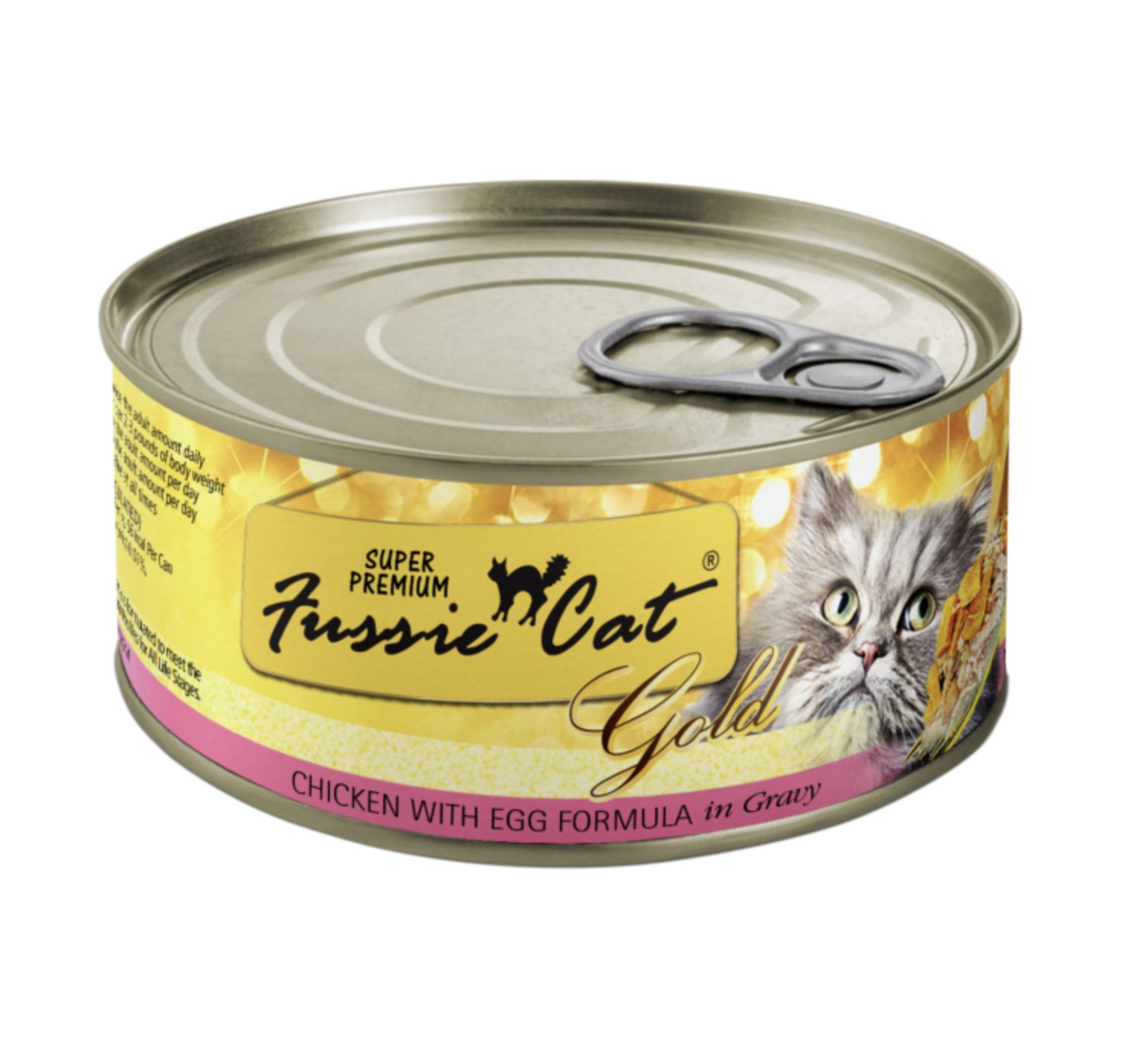 Fussie Cat Can Chicken &amp; Egg 2.8oz