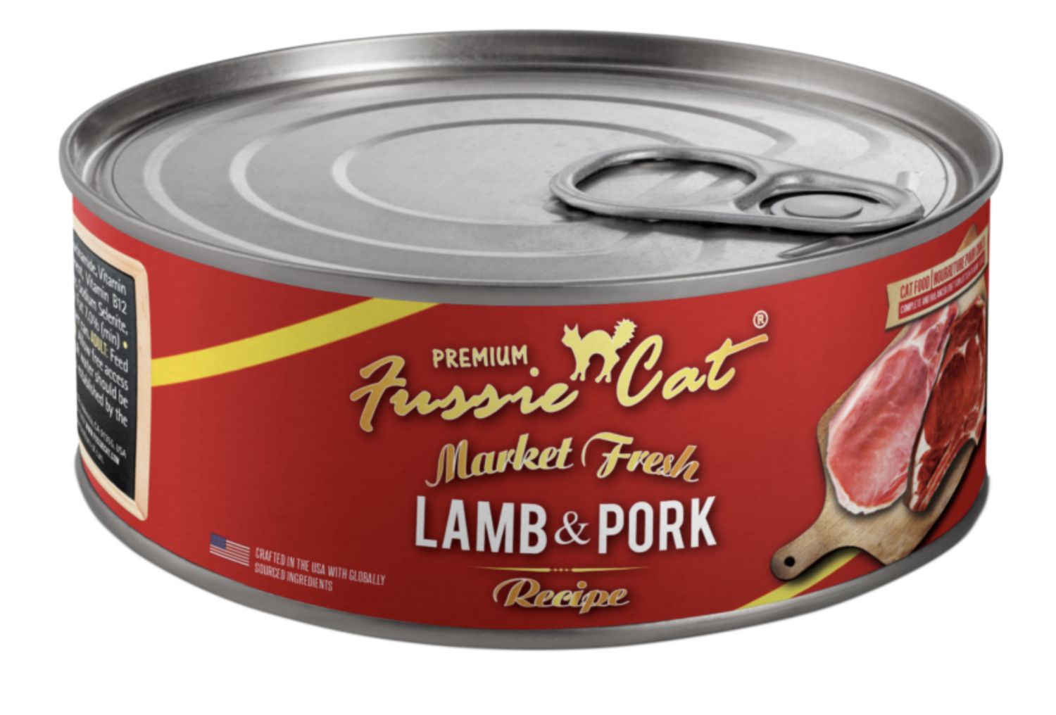 Fussie Cat Can Lamb &amp; Pork 5.5oz