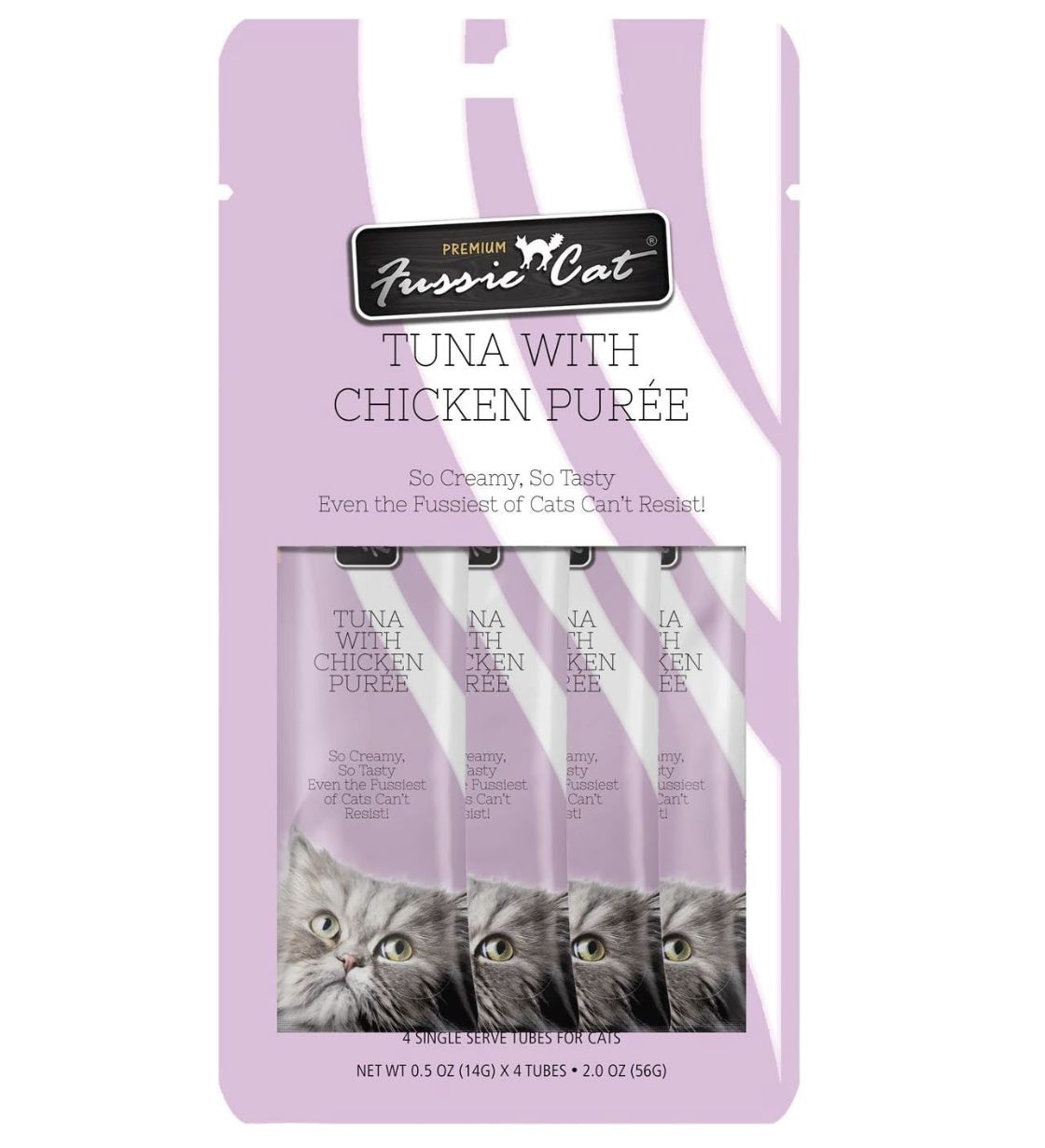 Fussie Cat Puree Tuna &amp; Chicken 2oz