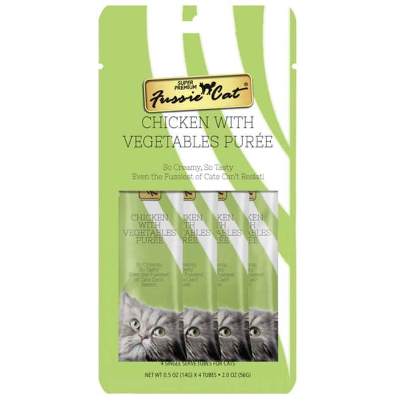 Fussie Cat Puree Chicken &amp; Vegetables 2oz