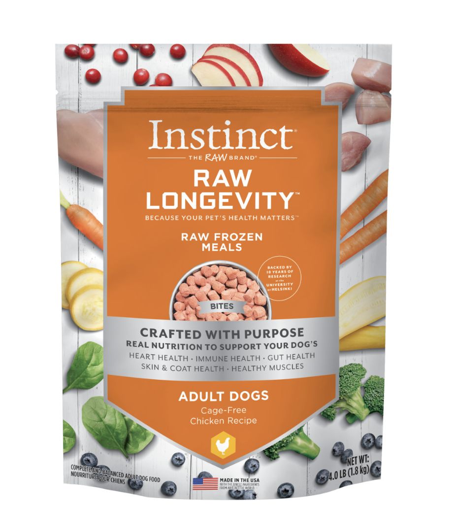 Instinct Dog Frozen Raw Longevity Chicken 4lb