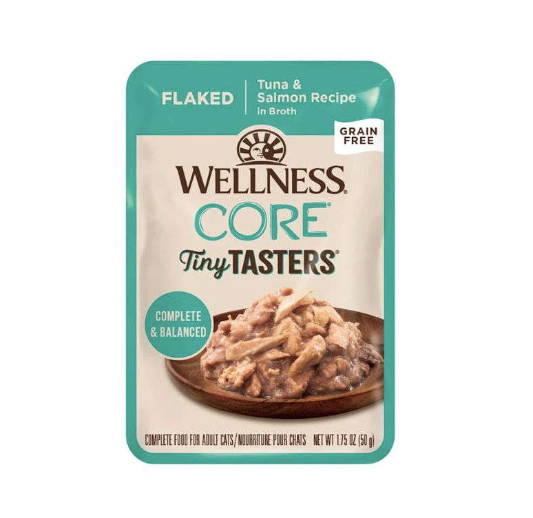 Wellness Cat Tiny Tasters Tuna &amp; Salmon 1.75oz