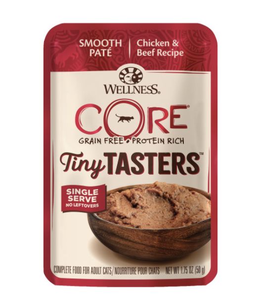Wellness Cat Tiny Tasters Chicken &amp; Beef Pate 1.75oz