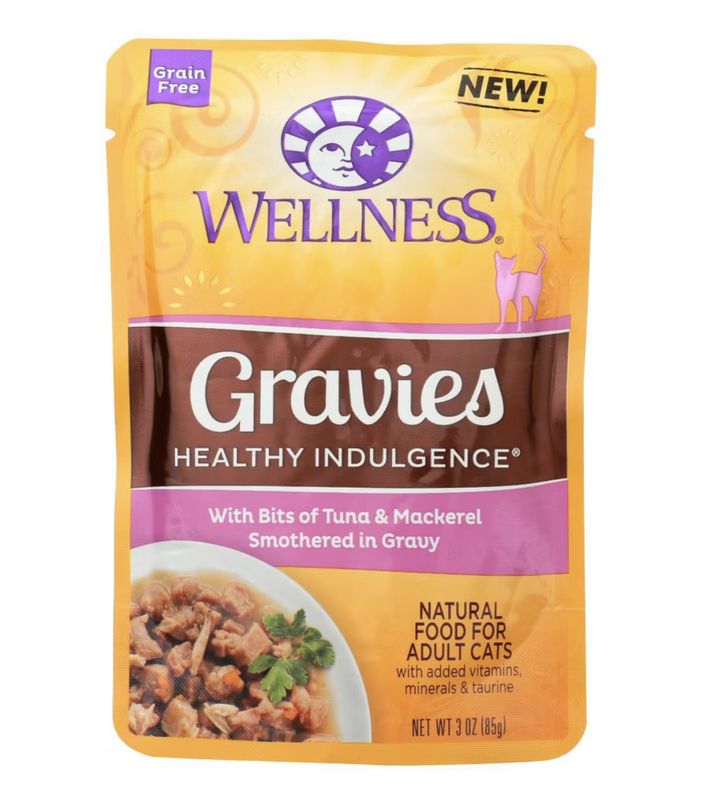 Wellness Cat Gravies Tuna &amp; Mackerel 3oz