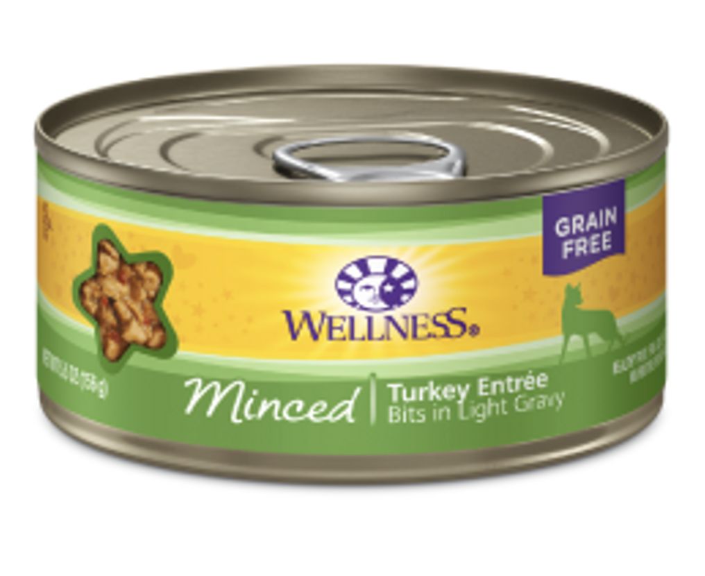 Wellness Cat Can Turkey Entree Minced 5.5oz