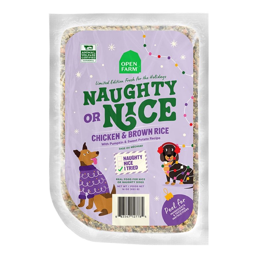 Open Farm Dog Frozen Gently Cooked Chicken &amp; Brown Rice 2oz